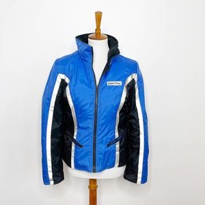 DKNY Blue Black Snowboarding Ski Coat